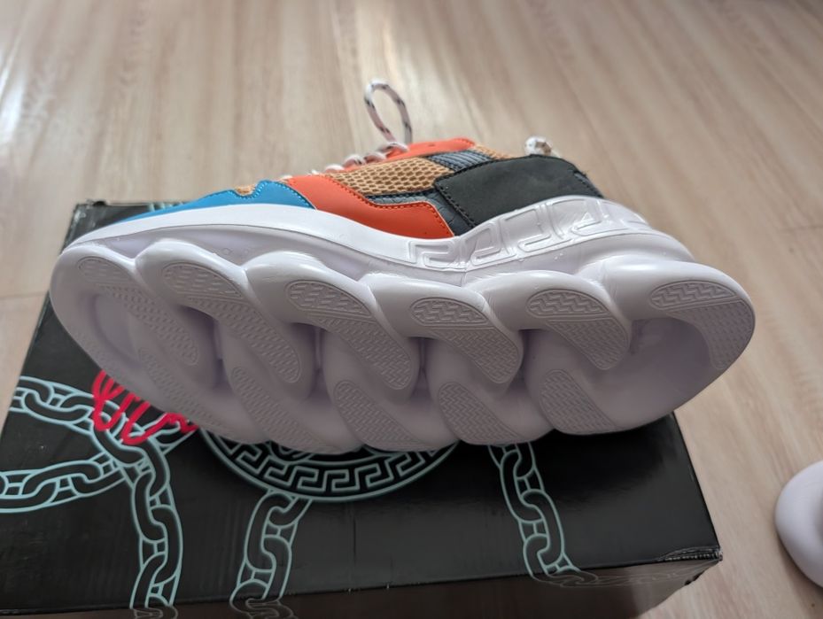 Versace Chain Tessuti+Crosta+Vitello