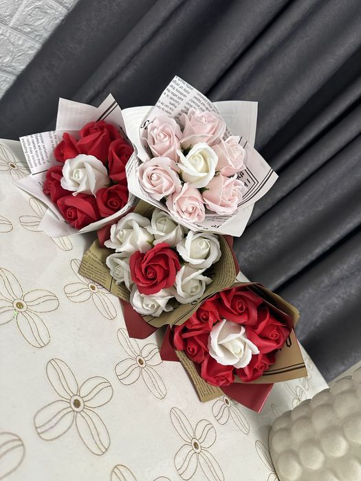 Buchet trandafiri sapun