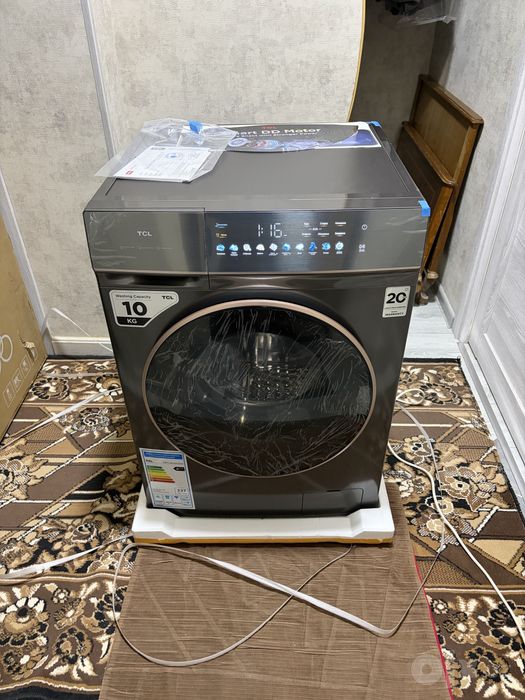 Стиральная машина kir moshina TCL 10 kg  dastavka ustanovka garantiya