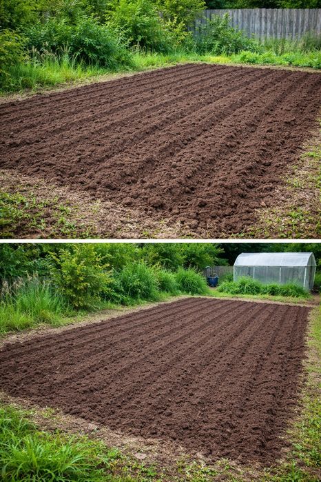 Вспашка огородов мотоблоком