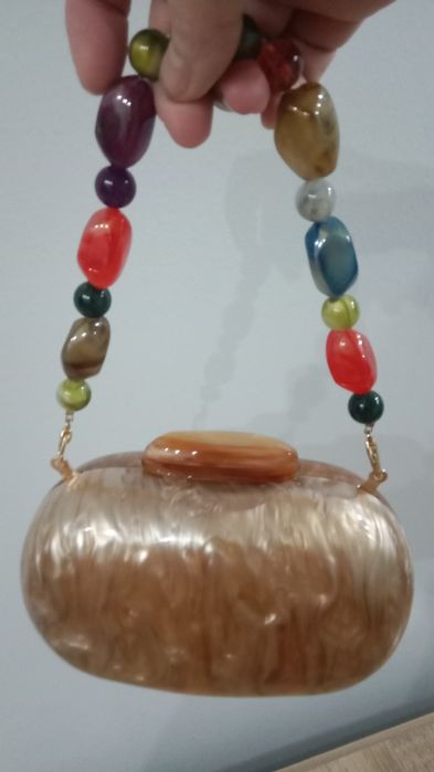 Сумка клатч новая акриловая