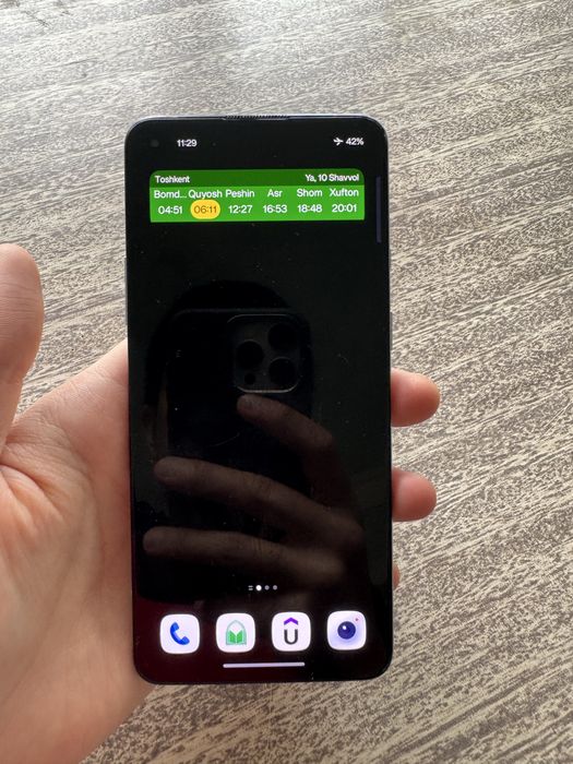 Oneplus 8t holati yaxshi 120hz 8/128gb