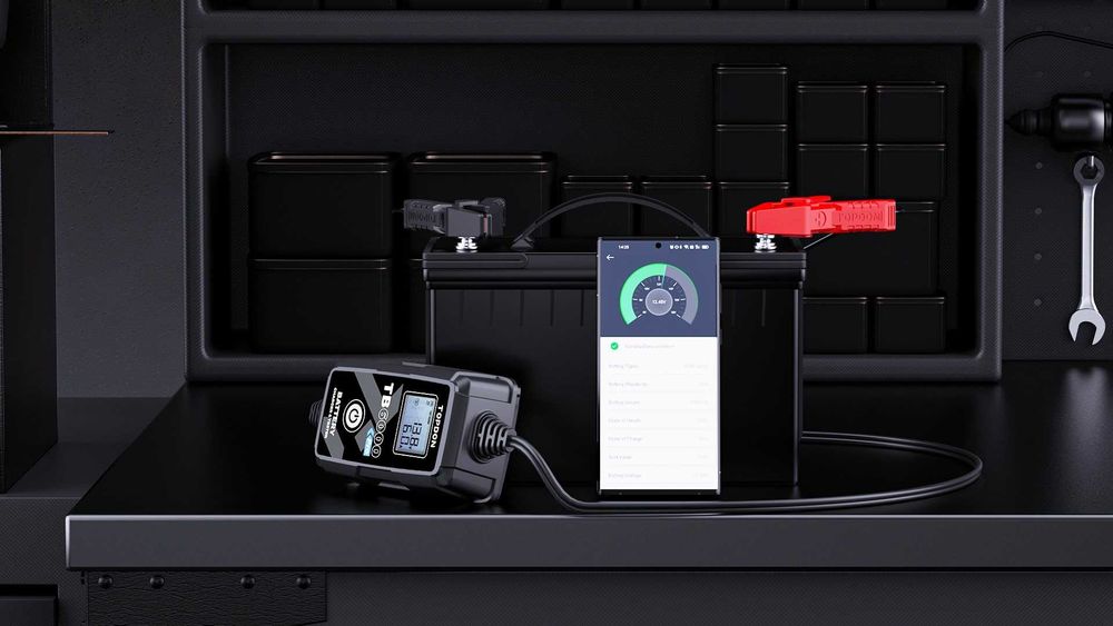 Зарядно и Тестер за акумулатор 2 в 1 Topdon TB6000Pro,Smart управление