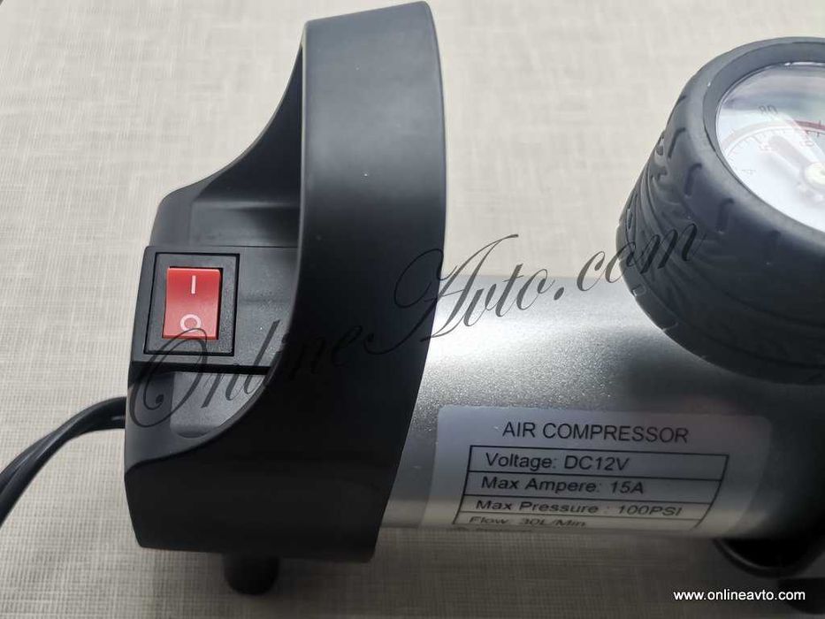 Висок клас Метален компактен компресор за гуми 100PSI 30 литра/мин