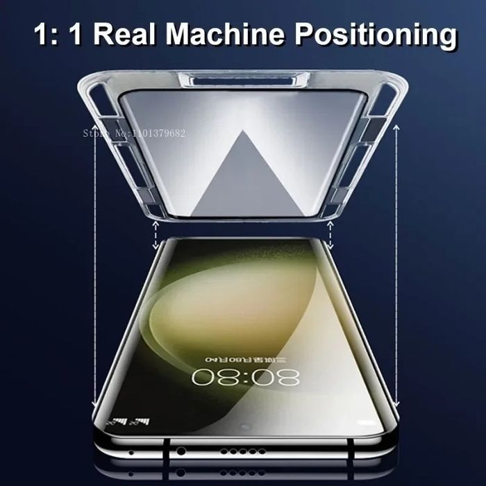 Samsung S25,24,23,22,21 ultra стъклен протектор +апарат за лесен монта