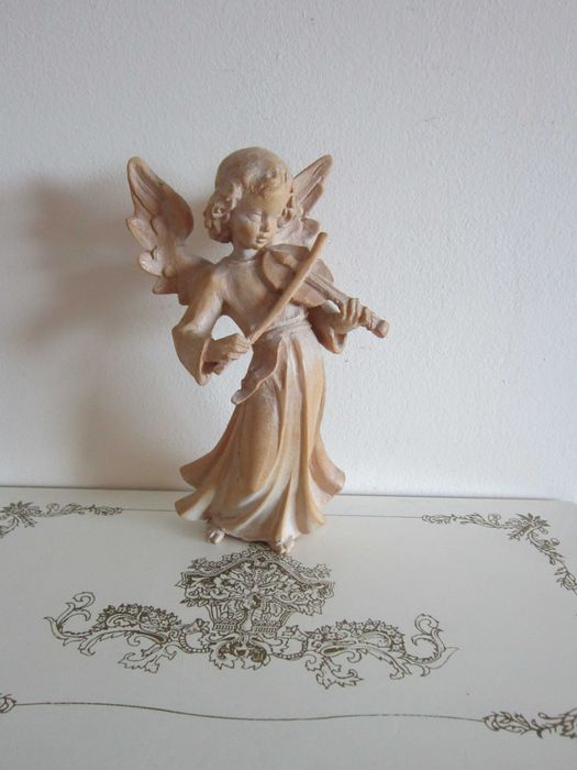cadou deosebit rar Guardian Angel Inger pazitor lemn 1960