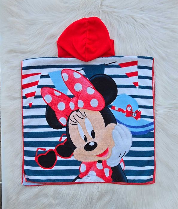 Детско пончо за плаж Мини Маус 3-6 години