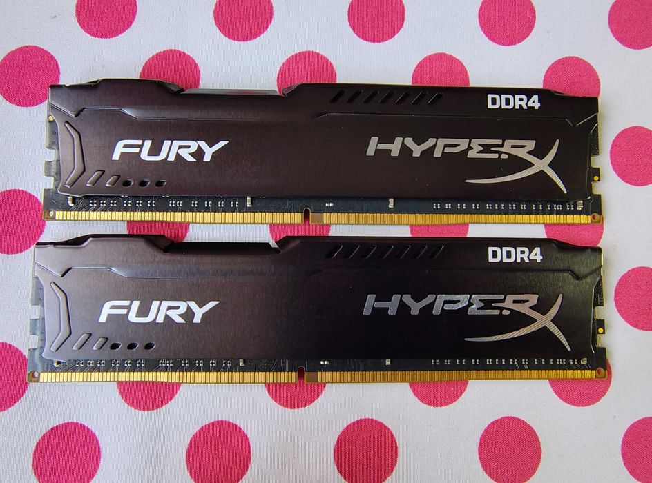 Memorie Ram HyperX Fury Black 16GB DDR4 (2 X 8 GB) 2133 Mhz.