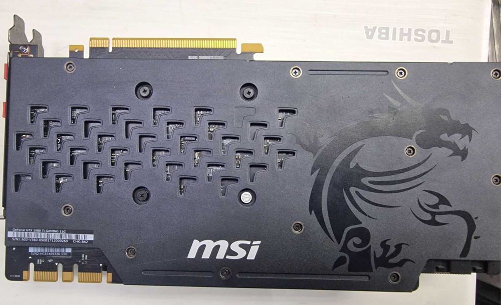 Видео карта Geforce MSI 1080 TI Gaming 11Gb GDDR5x  3m.гаранция