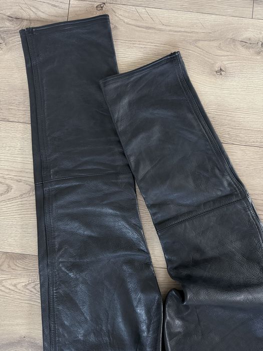 Pantaloni Piele Naturala Negru Barbati | Marime 32 x 32 (42)