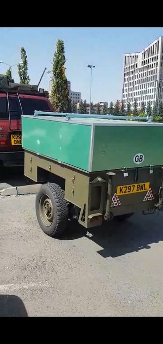 Remorcă militară britanică 4x4 / Off-Road – NATO – capac aluminiu – foarte robustă