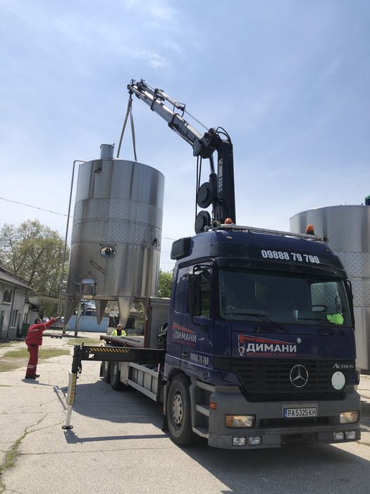 Камион с кран, Автокран, Самосвал с кран