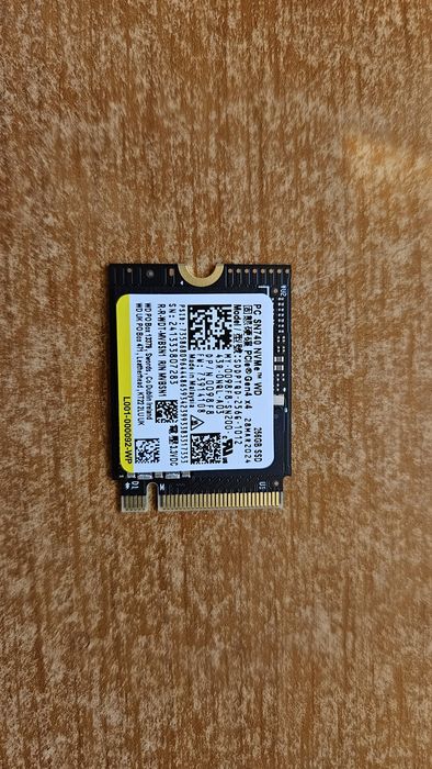 SSD WD SN740 256Gb M2 2230 NVME PCIE Gen4 x4
