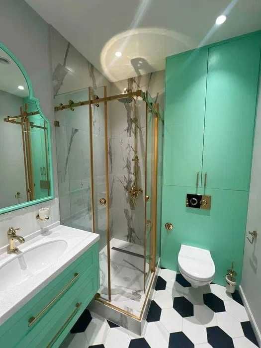 1-комн. евроремонт 43м2, 9/9, ЖК NRG Mirzo Ulugbek, Сайрам, метро БИЙ`