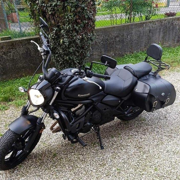 Suport/spatar Sissybar Kawasaki Vulcan S 650, cu portbagaj