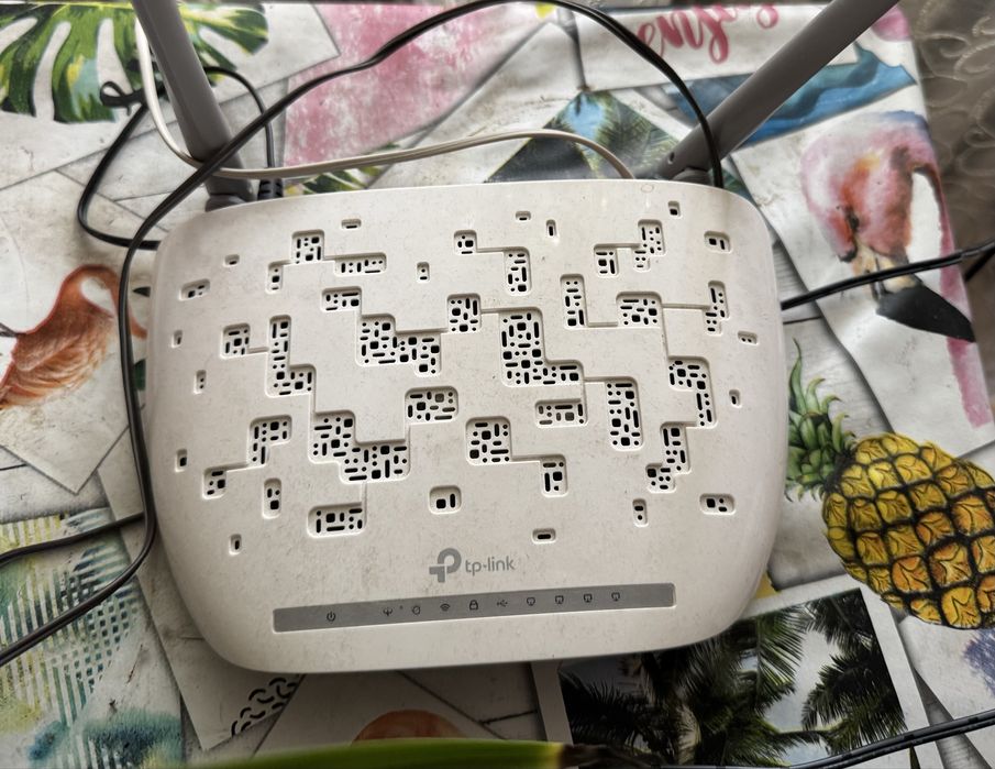 Модем роутер tp link тп линк с кабелем