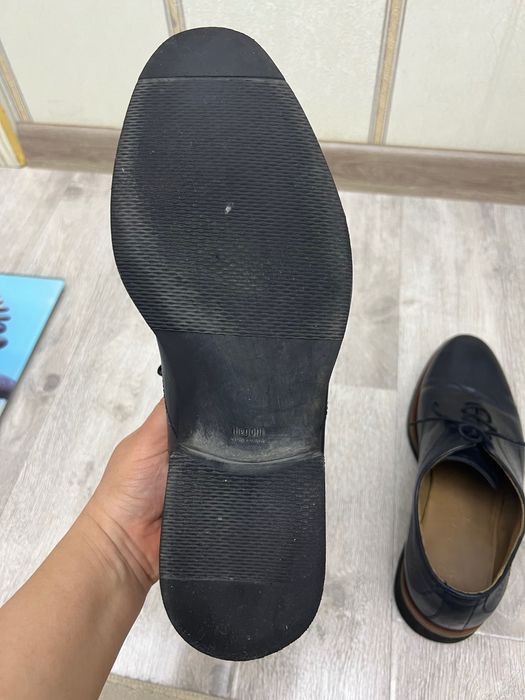 Мужские б/у в отличном состоянии кожаные туфли размер 43 пр-ва Турция