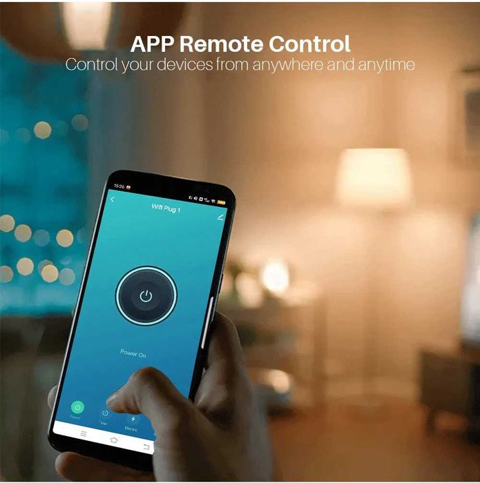 Tuya Smart Zigbee 16А умен контакт с отчет на ел.енергия