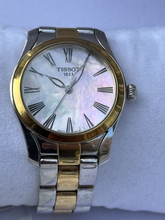 Ceas dama Tissot T Wave Quartz Mother Of Pearl Dial Full Box + zale suplimentare