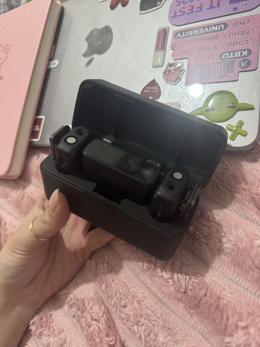 Микрофон DJI Mic (2TX + 1RX + Charging Case) черный