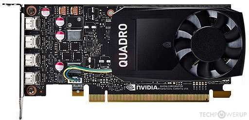Професионална видеокарта NVIDIA Quadro P1000 (Low Profile) – Компактна мощ за твоята работна станция!
