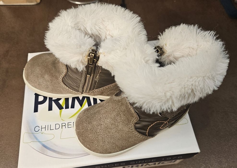 Cizme Primigi din piele pentru fetițe, mărimea 20 EU