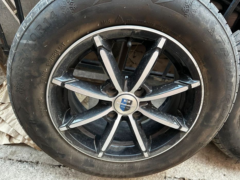 Диски R14 с зимними шинами