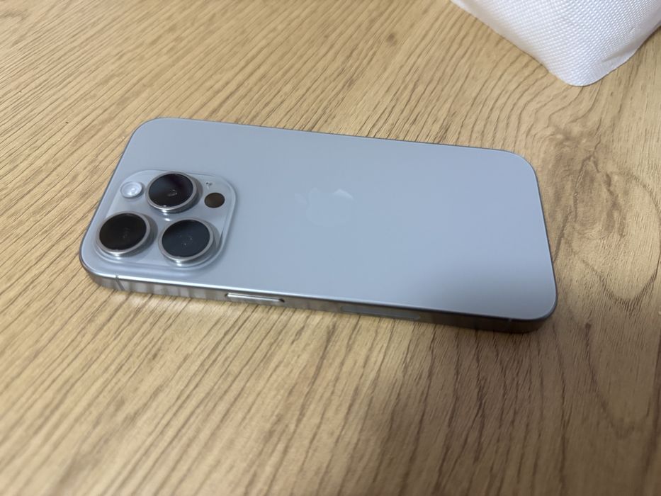 iPhone 15 Pro – 128 GB | Natural Titanium | Stare impecabilă