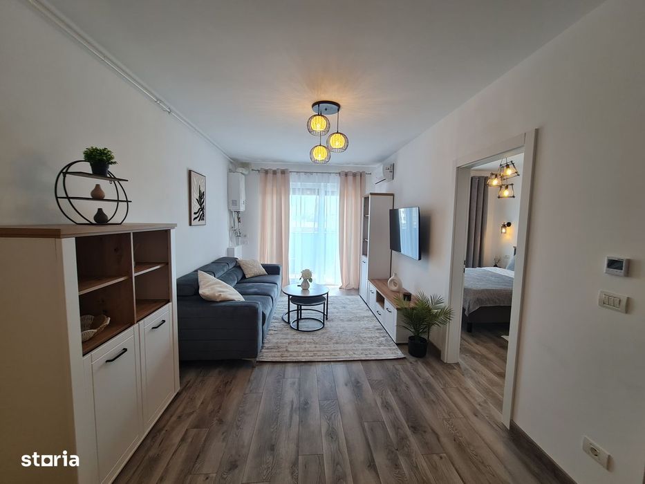 Inchiriez ap.2 camere ADORA PARK 7, NOU, Lux,Parcare, 2Smart Tv,Balcon