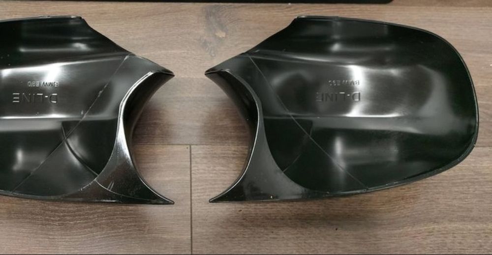 Capace oglinzi BMW Seria 3 E90 E91 LCI facelift model Batman negru