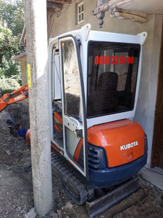 Изкопи с мини багер. Дренаж, водопровод и канализация.