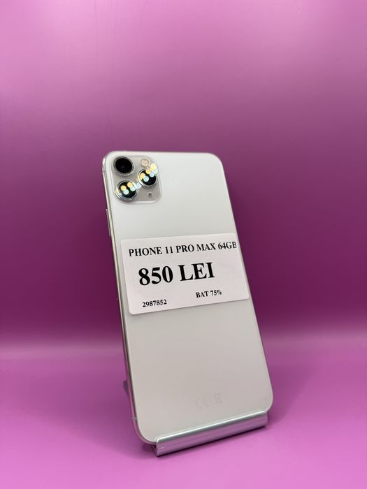 Iphone 11 pro max 64GB •Matei Amanet Margeanului•29878