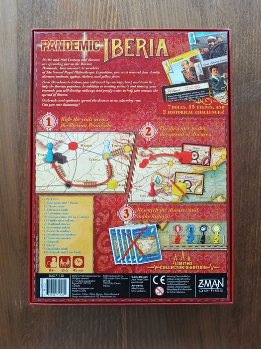 Настолна игра - Pandemic Iberia