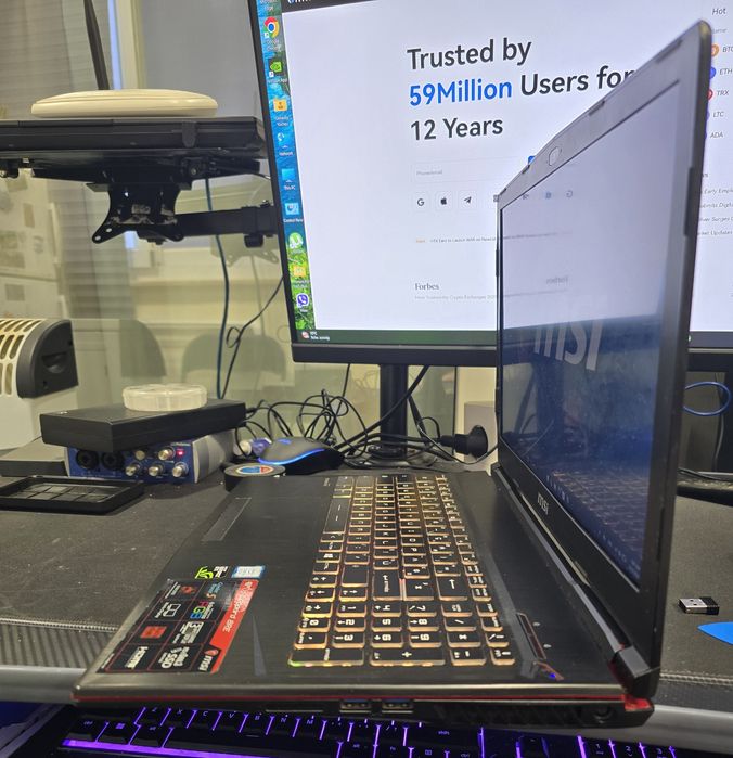 Геймърски лаптоп MSI GP63- i5,16gb, GTX 1060