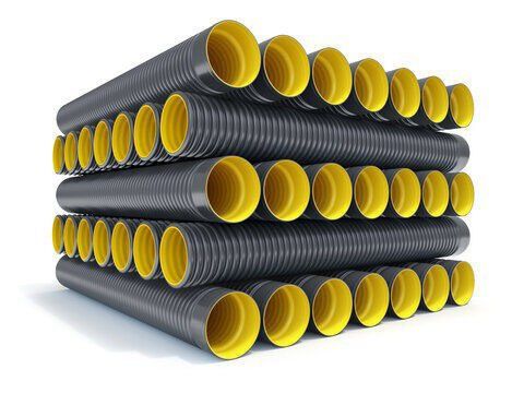 Гофра труба гофрированная  канализационная канализация ПНД ПВХ трубы