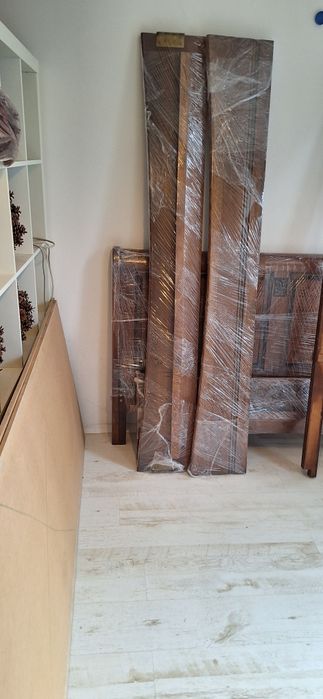 Масивна дъбова спалня със матрак