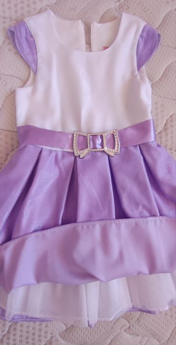 Детска рокля с болеро, р. 140