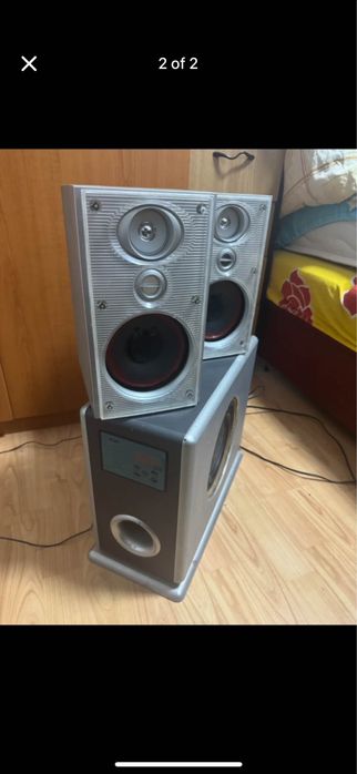 Sistem audio 2 boxe si suboowfer
