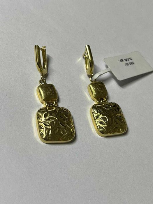 Серьги золото 585 \Рассрочка 0% СКИДКА\ Ломбард Asia gold/ 3365