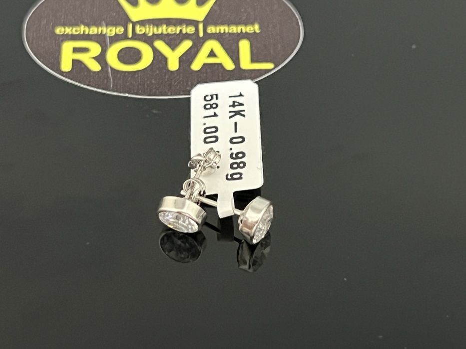 Bijuteria Royal CB : Cercei dama aur 14k 0,98 grame