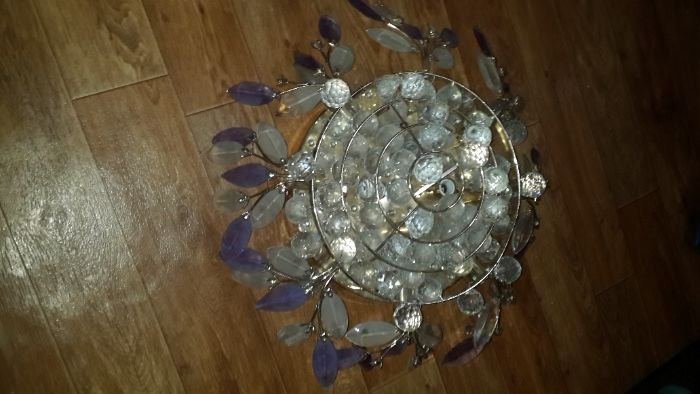 Люстра - хрусталь