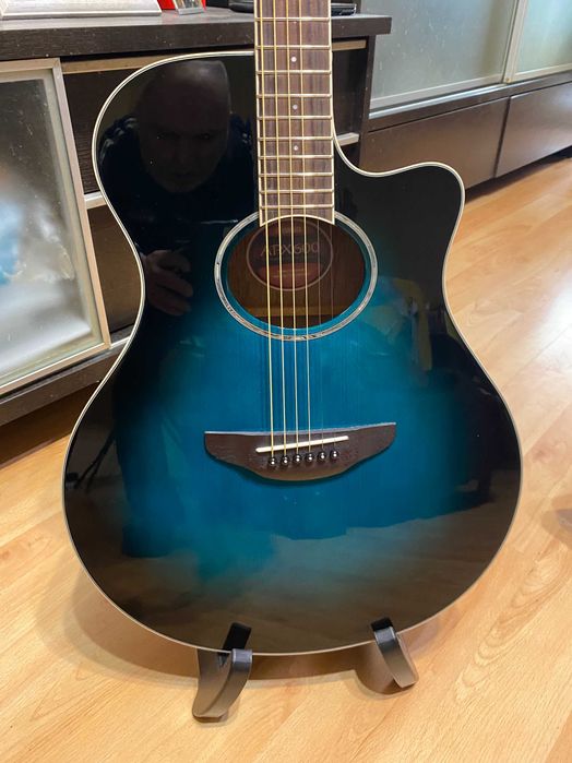 Нова  електроакустична китара Yamaha APX 600 Oriental blue