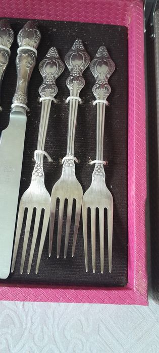 Мельхировый набор столовых принадл СССР