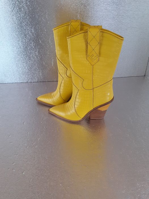 Fendi ботуши ест.кожа