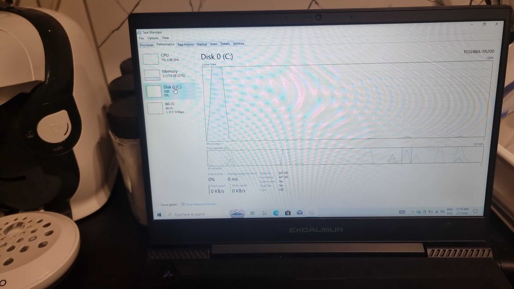 Vand leptop Casper Excalibur G770