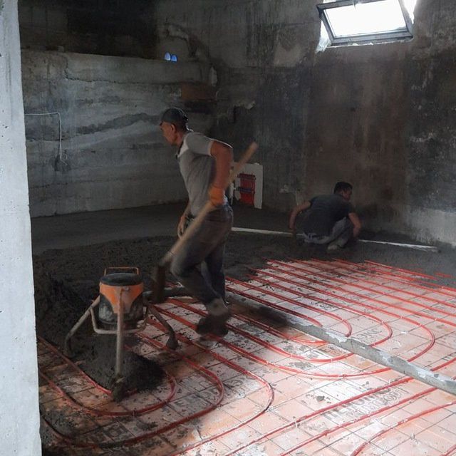 Сухой стяжка пола келишилган нархда