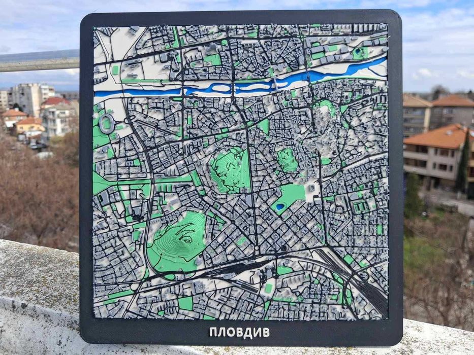 ПЛОВДИВ на длан! 3D Декоративен макет на Тепетата