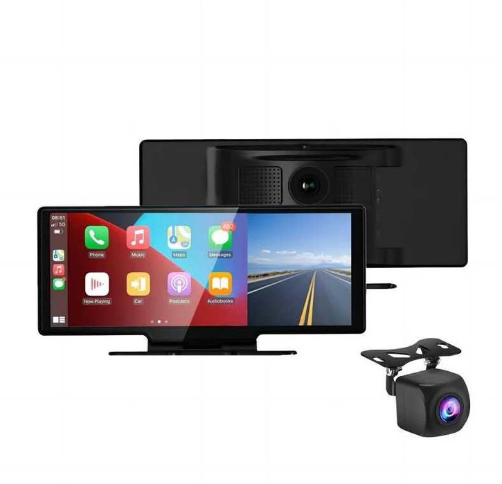 Преносим Carplay и Android Auto с DVR и AHD задна камера, 9888