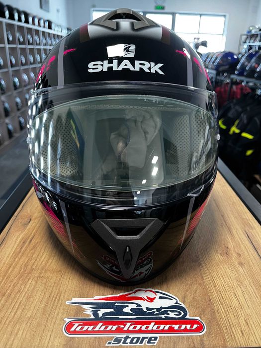 Мото каска за мотор SHARK S600 EXIT XS 53-54,перфектно състояние