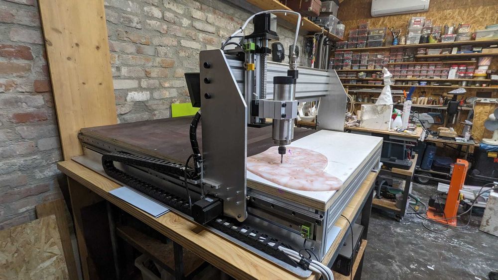 CNC Router Mach3 - motor frezare 2,2Kw (PC, monitor)